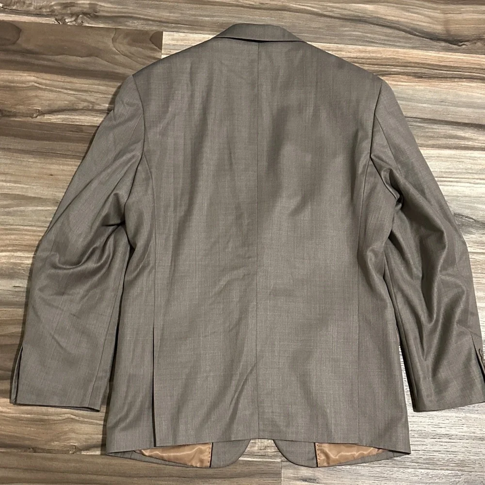 Caravelli Slim Fit Blazer Men's Tan Sport Coat Suit Jacket 40R